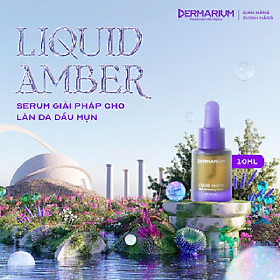 Serum (Tinh Chất) Giảm Viêm Cho Da Mụn Dermarium Liquid Amber