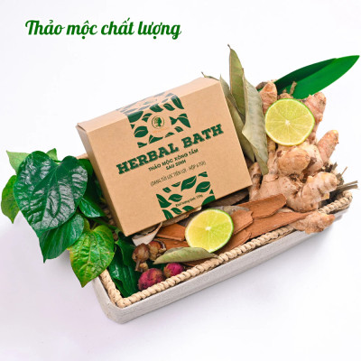 Thảo mộc xông tắm sau sinh Wonmom 150Gr (6 Túi /hộp)