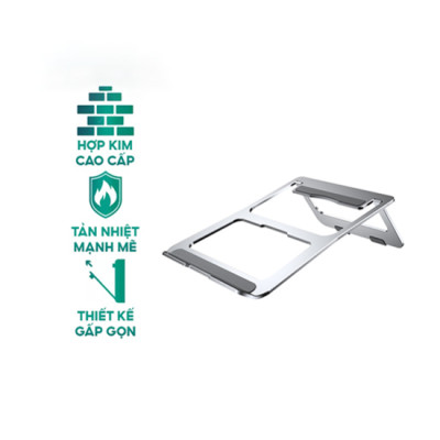 Giá đỡ Laptop gấp gọn ROBOT RT-LS01 - Hàng Chính Hãng