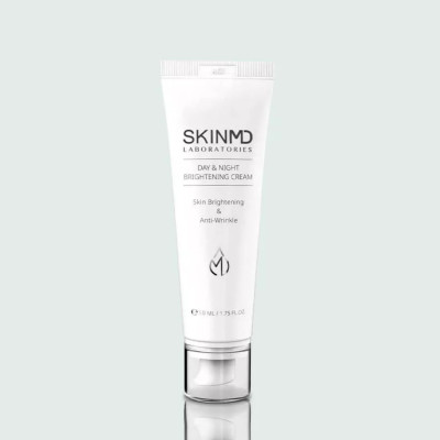 Combo mờ nám chuyên sâu SKINMD DAY & NIGHT BRIGHTENING CREAM 50g và SKINMD PURE WHITENOL INTENSIVE CREAM 15g giúp dưỡng trắng da, mờ đốm sắc tố