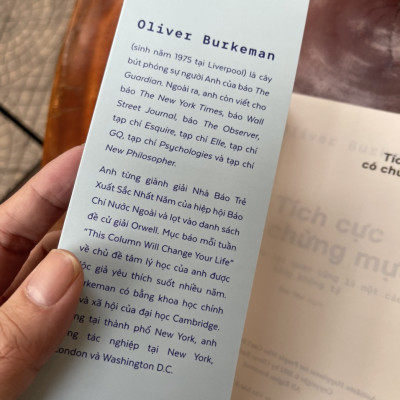 TÍCH CỰC CÓ CHỪNG MỰC - Oliver Burkeman – Anh Thư dịch - Nhã Nam