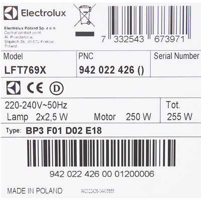 Máy Hút Mùi Electrolux LFT769X - Hàng Chính Hãng