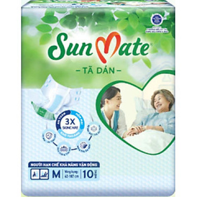 Tã dán Sunmate M10 - Tã Dán Người Lớn - Date luôn mới