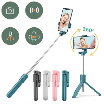 Gậy Selfie Tripod Có Đèn Trợ Sáng – Remote Bluetooth Tiện Lợi, Phù Hợp Mọi Smartphone