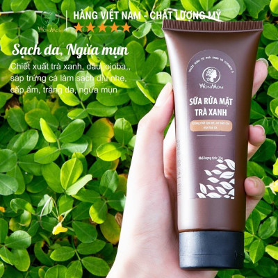 Bộ dưỡng trắng mịn da hữu cơ, sáng hồng da mặt, mịn màng body Wonmom (1 sữa rửa mặt + 1 cốt nghệ hạ thổ)