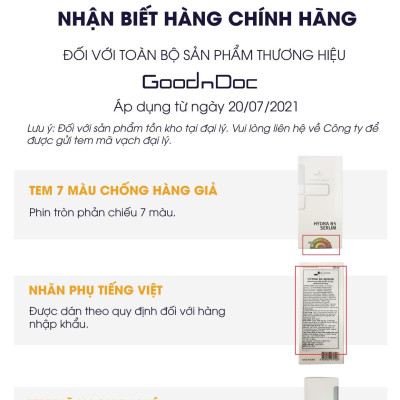 Serum C GoodnDoc Dưỡng Trắng Sáng Da,Hỗ Trợ Giảm Thâm Nám, Chống Lão Hóa Vitamin C 16.5 Daily Whitening - GoodnDoc Vitamin C 30ml
