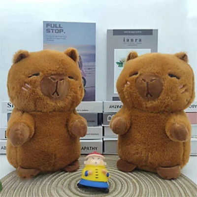 Thú nhồi bông capybara nhiều mẫu mini - Size 22cm - Quà tặng gấu bông capybara bộ trưởng hiền lành đáng yêu.