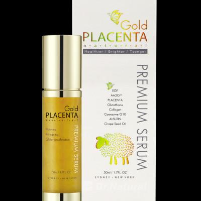 Serum Vàng Nhau Thai Cừu Dr Natural Astragrace Gold Placenta Premium 50ml | Giúp Trắng Da - Cấp Ẩm 24h - Hàng Chính Hãng