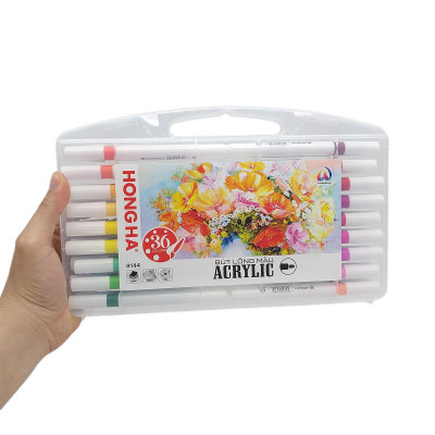Hộp 36 Bút Lông Màu Acrylic - Hồng Hà 8144