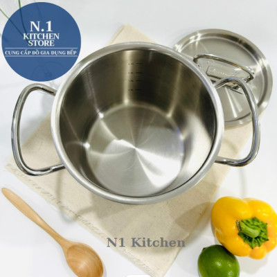 Nồi inox cao cấp Korkmaz Proline 2.7 lít thân cao - A1164 - Hàng Chính Hãng