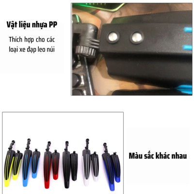 Dè chắn bùn xe đạp thể thao - 2 chiếc TRƯỚC VÀ SAU - Chính hãng dododios