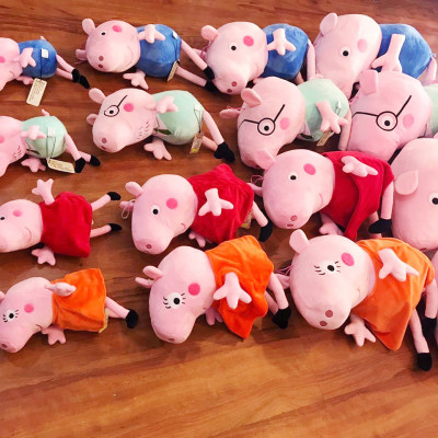 Gấu bông heo Peppa, gia đình heo Peppa (20cm--->40cm) hàng việt nam chất lượng cao, an toàn cho trẻ nhỏ