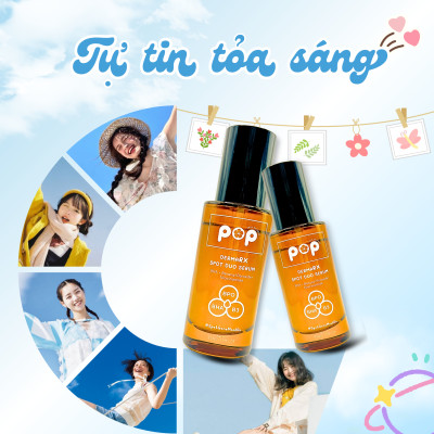 DermaRX Spot Duo Serum POP – Serum ngừa mụn, sáng da mờ thâm cho bạn luôn rạng rỡ