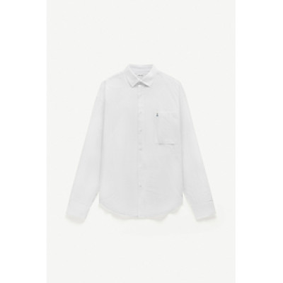 Áo Sơ Mi ROUTINE Nam Tay Dài Kẻ Sọc Họa Tiết Thêu Form Oversize - 10S24SHL002 | LASTORE MENSWEAR