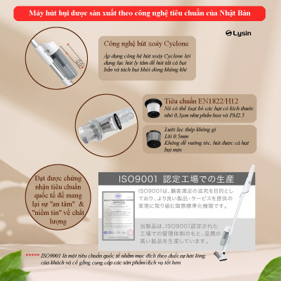 Qrachic - máy hút bụi cầm tay không dây gia đình thông mình dùng pin hai chế độ hút công nghệ hút xoáy cyclonic dùng vệ sinh nhà cửa, xe hơi đa năng không tiếng ồn máy chạy êm hàng chính hãng