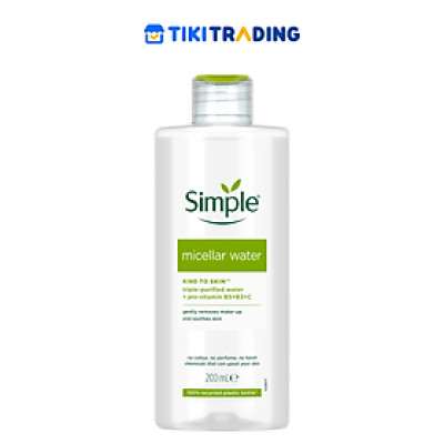Nước Tẩy Trang Simple Micellar (200ml) - 8712561669825