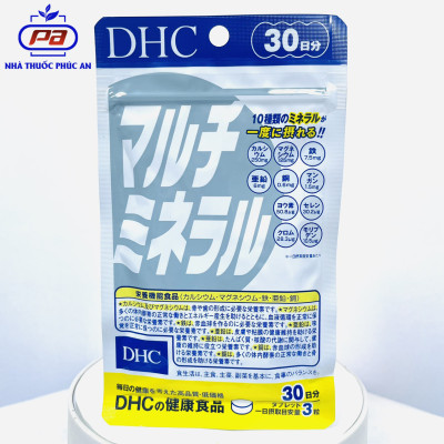 Viên uống Khoáng tổng hợp DHC Nhật Bản 30 - 90 ngày bổ sung 10 loại khoáng chất cần thiết