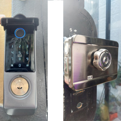  Khóa thông minh chống nước G04RW- 1 Mặt vân tay + Remote + App Tuya wifi ( Hàng nhập khẩu)