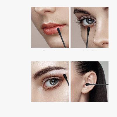 Dụng cụ trang điểm làm đẹp - Set hộp 200c  tăm bông ngoáy tai lớn cao cấp với 2 đầu tăm thiết kế hình dáng khác nhau làm sạch sâu bên trong , an toàn và tiện lợi 