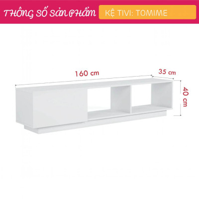 Kệ TV phòng ngủ thiết kế nhỏ gọn hiện đại SMLIFE Tonime