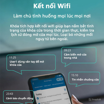 Bộ khóa cửa thông minh khuôn mặt 3D [ Face, vân tay, thẻ từ, mật khẩu và chìa cơ ] Hà Lan cao cấp Philips - DDL709-7HWS