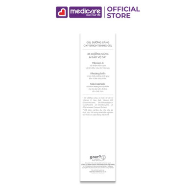 Gel dưỡng da nam OXY Brightening sáng da, cấp ẩm 50g