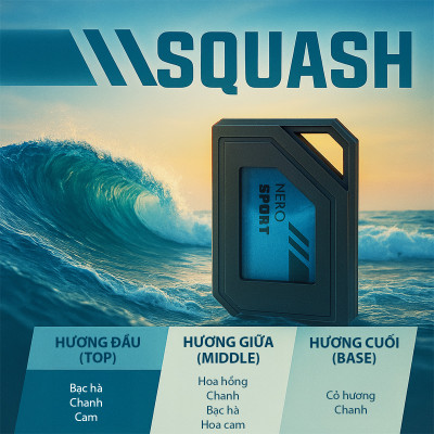 Nước Hoa Ô Tô 2in1 Treo Gương & Ghim Máy Lạnh AIR-Q Nero Sport No360 Đánh Thức Cảm Xúc Trên Mọi Hành Trình - Nhập Khẩu Chính Hãng