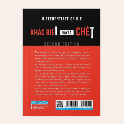 Sách - Khác Biệt Hay Là Chết - First News