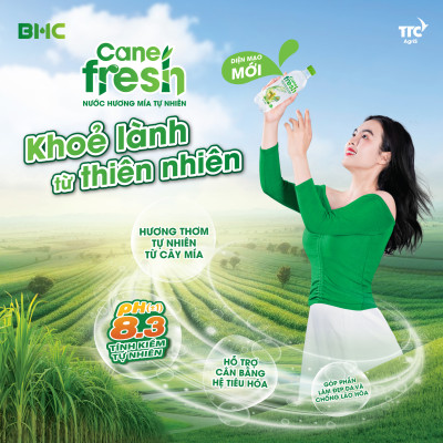 Combo 2 Thùng - Nước hương mía tự nhiên Cane Fresh 500ml 48chai/500ml/2Thùng