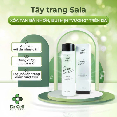 Tẩy Trang 2 Tầng SALA Dr Cell 120ml - Hàng Chính Hãng