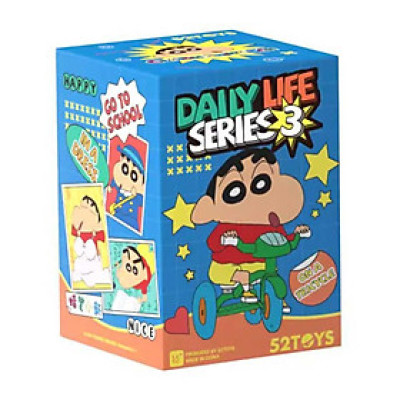 52Toys Bé Shinchan Đời Thường 3 (Sản phẩm có mẫu ngẫu nhiên)