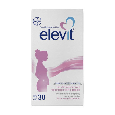 Viên bổ sung vitamin và khoáng chất cho bà bầu Elevit (Hộp 30 viên)