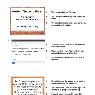 Trọn bộ sách luyện thi chứng chỉ Cambridge B1Preliminary for Schools