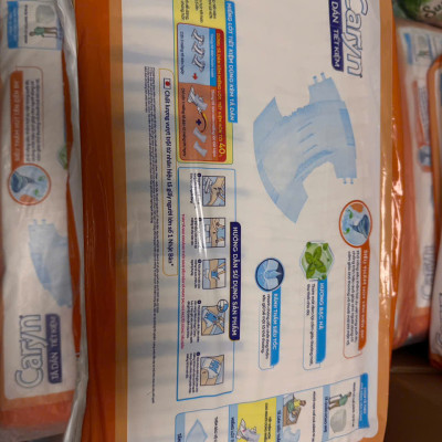 Combo 2 gói tã dán người già Caryn ngày và đêm siêu tiết kiệm gói lớn M18/L18 miếng 