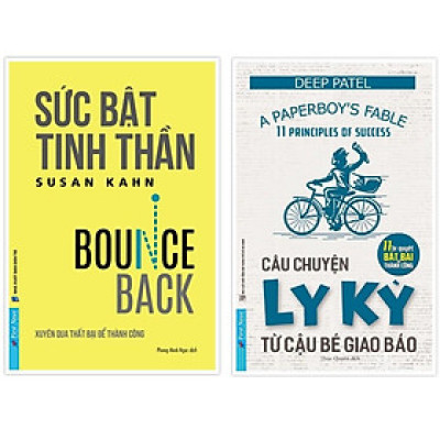 Sách - Combo Sức bật tinh thần + Câu chuyện ly kỳ từ cậu bé giao báo - FirstNews