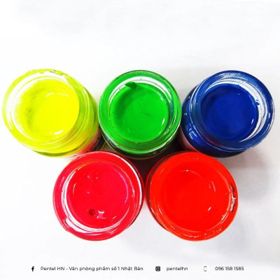 Màu bột Pentel WPU2-12 màu vẽ bền lâu phai không độc hại vẽ được trên mọi chất liệu