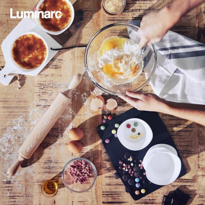 Bộ 4 khay nướng thủy tinh mini Luminarc Smart Cuisine 11cm - N3295*4, dùng lò nướng, lò vi sóng | Hàng chính hãng