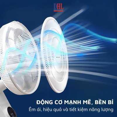 Quạt điện treo tường remote FTT-60AEC-D39, công suất 60W, hoạt động êm ái, hẹn giờ thông minh - hàng chính hãng Bảo hành 2 năm