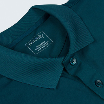 Áo Thun Polo Nam Trơn Novelty NATMMDMPSR200014N - Xanh Dương