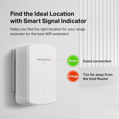 Bộ mở rộng sóng Wifi Mercusys 300 Mbps Range Extender ME10 - Hàng chính hãng