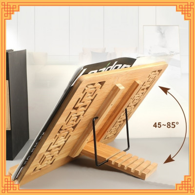 Kệ đọc kinh sách, giá đỡ sách bằng gỗ tre