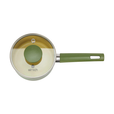 Nồi phủ sứ chống dính Elmich Olive Classic EL-5533OV size 16,18,20cm - Hàng chính hãng