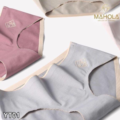 Quần lót nữ O2 cotton ép không đường may ( được chọn màu )