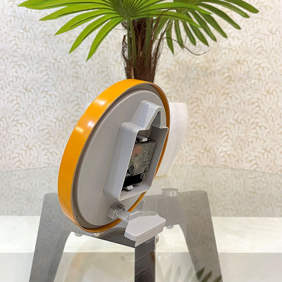 Đồng hồ Rhythm CMG890GR14- Kt 18.0 x 4.4cm, 240g. Vỏ nhựa. Dùng Pin.