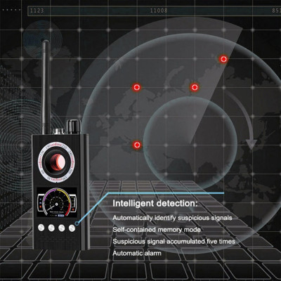 ROGTZ - Máy dò Camera ẩn Máy ghi âm GPS Tín hiệu di động Tín hiệu vô tuyến K68 Detector Pin Lithium 1200mAh Thời gian sử dụng 8-10 tiếng Sạc nhanh Kích thước siêu nhỏ Khu vực dò rộng Văn phòng Khách sạn Nhà ở Oto Hàng Chính Hãng