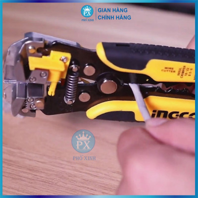 Kìm tuốt dây điện tự động INGCO HWSP102418