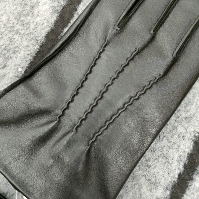 Găng tay nam da dê lót lông cao cấp BHY2221 Cản gió, chống ngấm nước... Bao tay nam lái xe mùa đông.