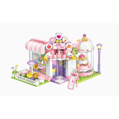 Đồ chơi - KEEPPLAY - 33020 Bộ xếp hình tiệm cà phê (KT 18x16.5x12.9cm)