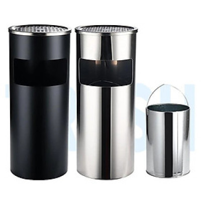 Thùng rác inox gạt tàn A35-A