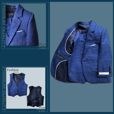 BỘ ĐỒ VEST BÉ TRAI CATRIO PCT C20 CHO TRẺ EM TỪ 2 TUỔI ĐẾN 7 TUỔI (11KG ĐẾN 26KG) THUỘC BST QUẦN ÁO COMPLET VESTON TRẺ EM CATRIO MÙA THU ĐÔNG